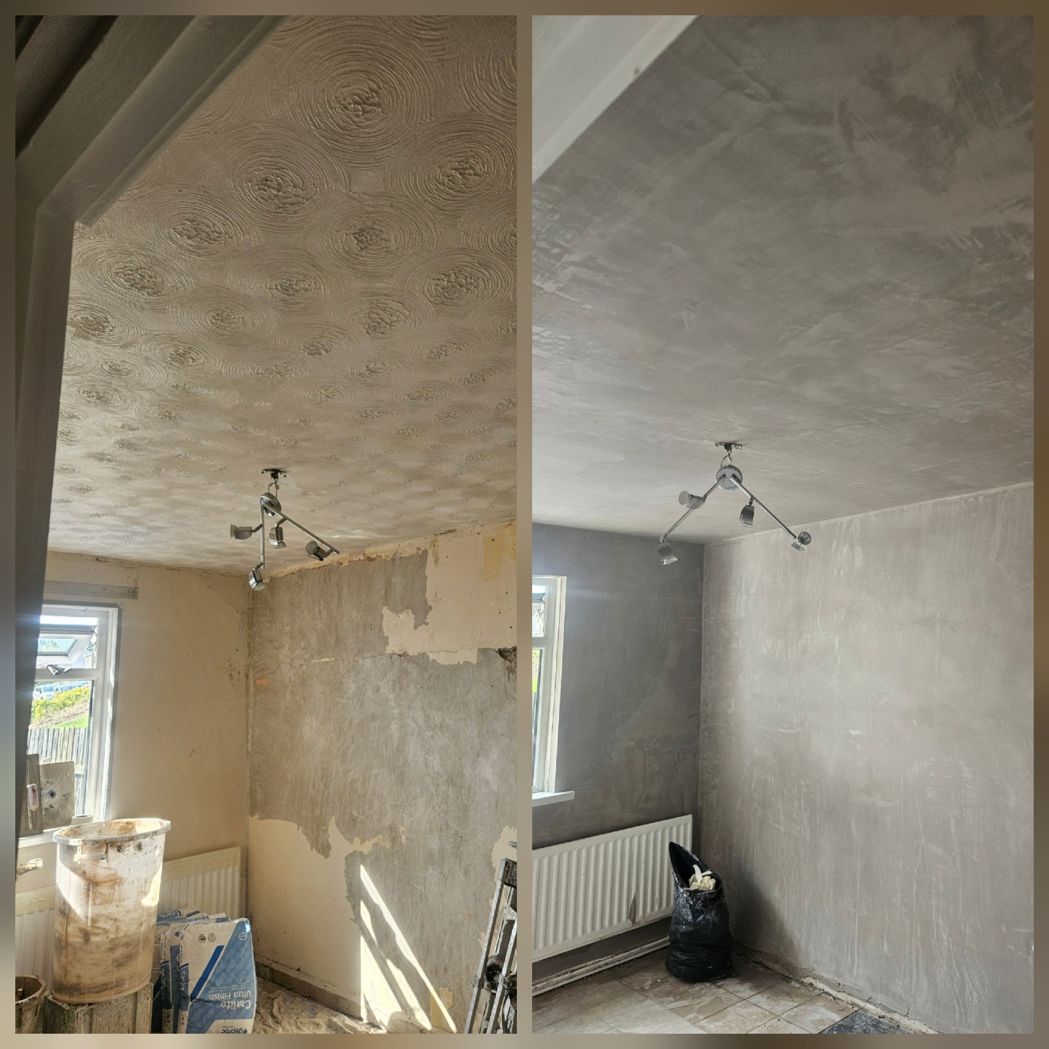 Full Room Re-plastering Belfast